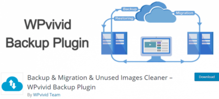 capture présentatnt le plugin WPvivid Backup Plugin